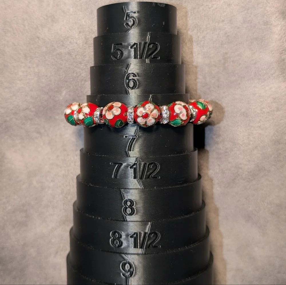 Cloisonne Beaded Bracelet - Picture 8 of 12